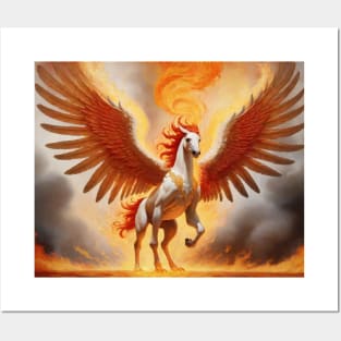 Rising Pegasus Posters and Art